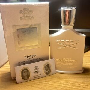 Creed Silver Mountain Water Fragrance in White and Silver (PRICE NEGOTIABLE)